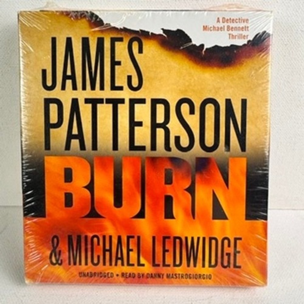 James Patterson Burn Michael Bennett Audiobook CD Unabridged‎ NEW